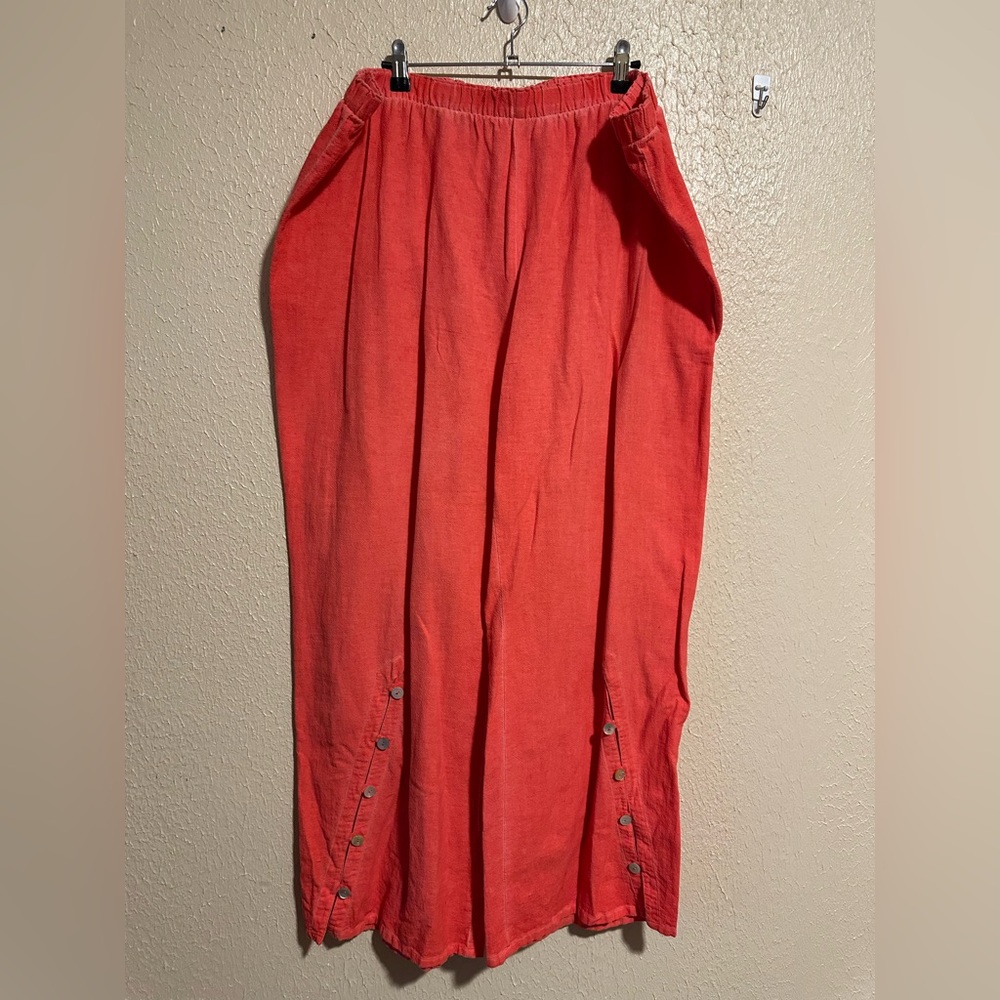 Soft‎ Surroundings Wide Leg High Waist Boho Pants Size 2x Plus Size Pull On